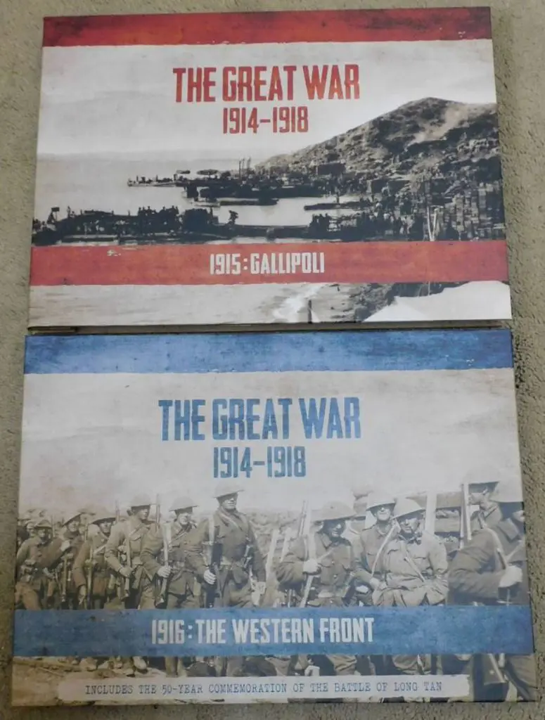 2016 "The Great War 1914-1918" Aust Post hardcover ... Image 1++