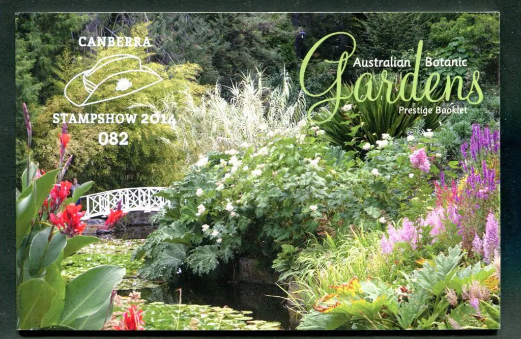 2016 $12.95 Gardens Prestige Booklet ovptd ... Image 1++