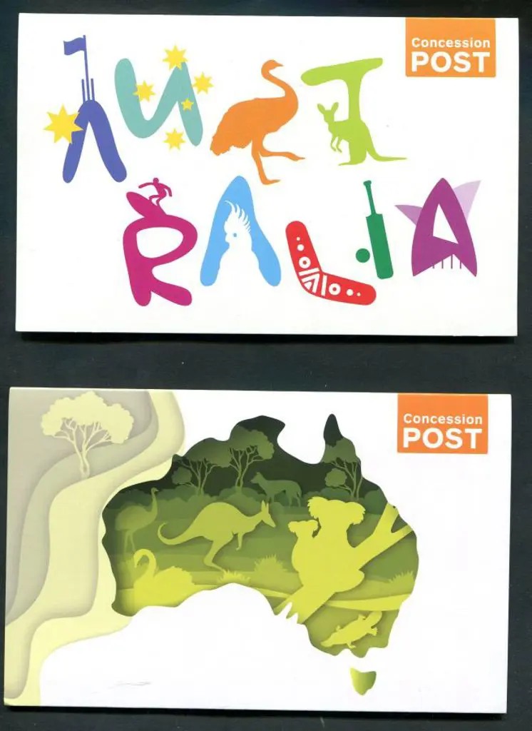 2017 & 2023 "Concession Post" stamp packs ... Image 1++