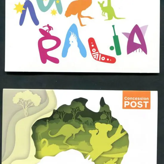 2017 & 2023 "Concession Post" stamp packs ...