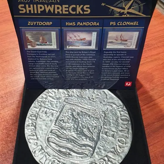 2017 Australian Shipwrecks set of 3 in pres case ...