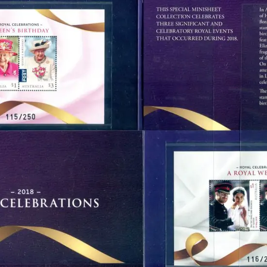 2018 "Royal Celebrations" with QEII B'day, "Birth ...