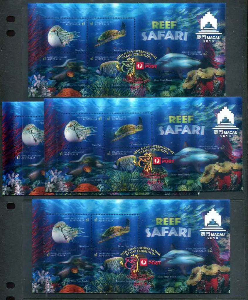 2018 (21st-24th Sept) "Reef Safari" set of 4 ... Image 1++