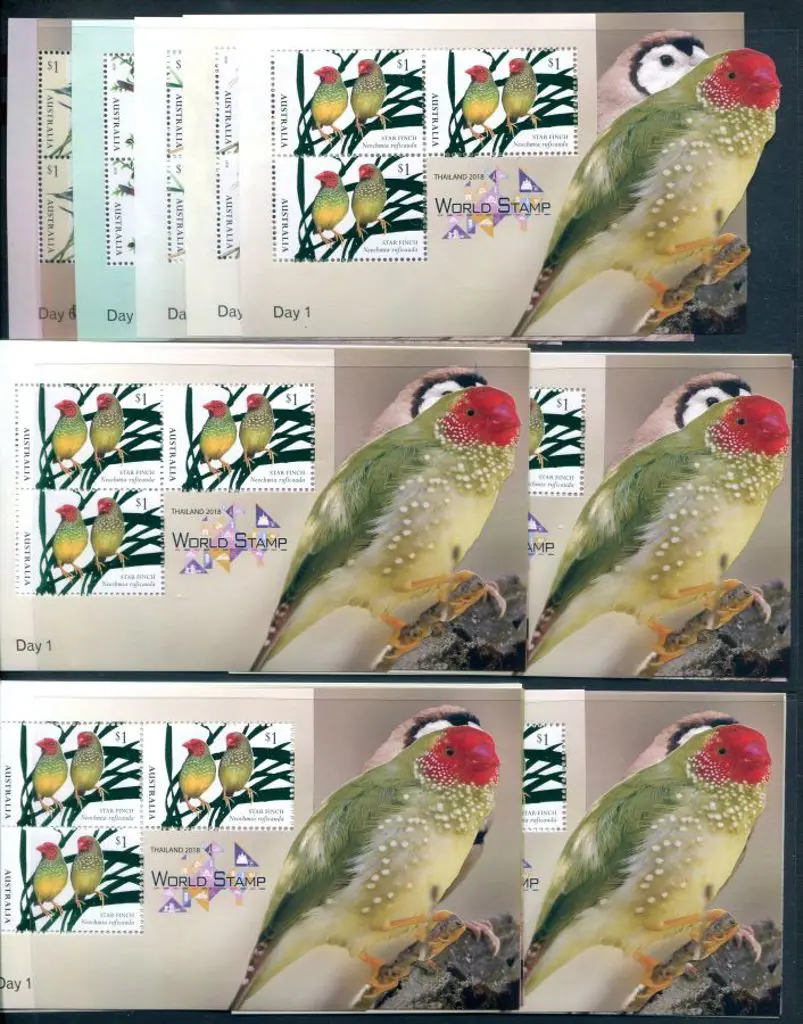 2018 (28th Nov-3rd Dec) Finches embellished M/S's ... Image 1++