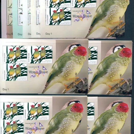 2018 (28th Nov-3rd Dec) Finches embellished M/S's ...