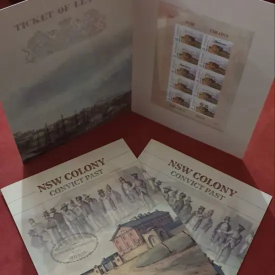 2019 $10 NSW Colony Convict Past pres packs with ...