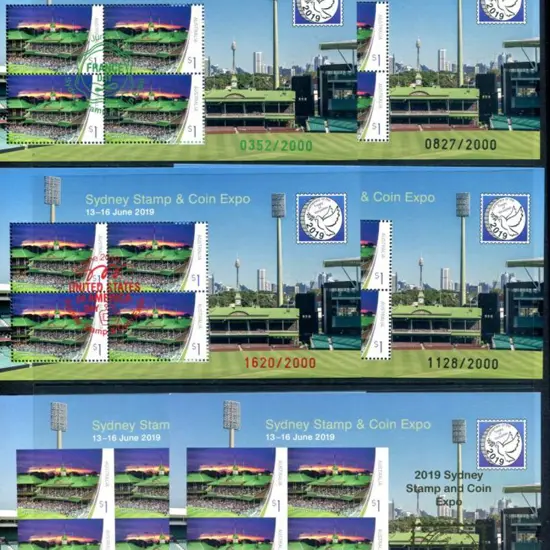 2019 (13th-16th June) Sydney Stamp & Coin Expo set ...