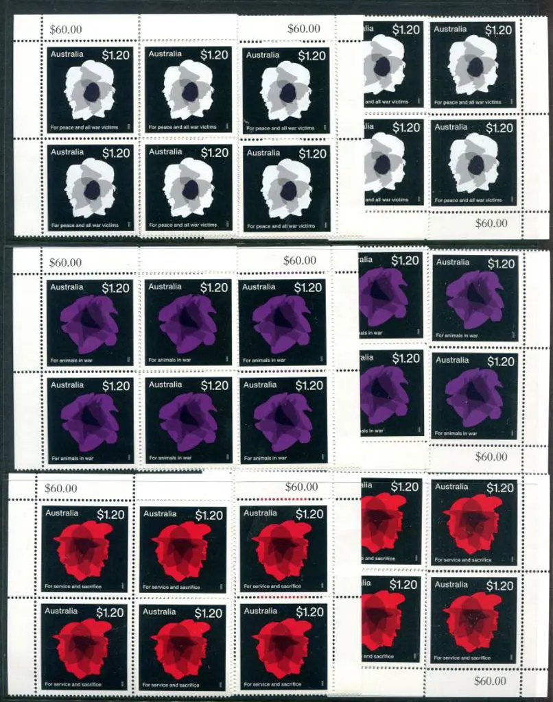 2023 Poppies of Remembrance set of 3 in matching ... Image 1++