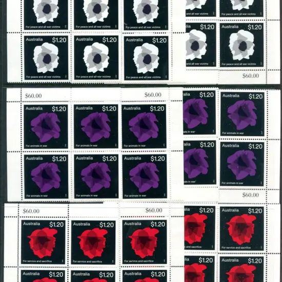 2023 Poppies of Remembrance set of 3 in matching ...