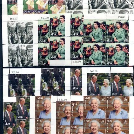 2023 QEII In Memorium set of 6 x $1.20 in matching ...