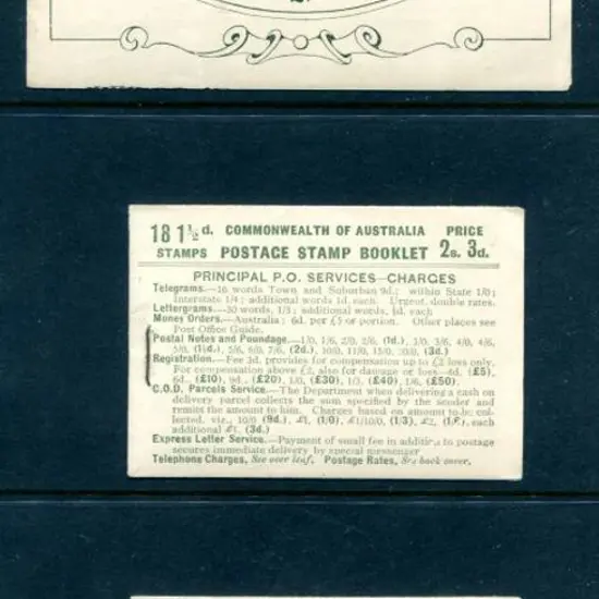 1927 2/- Parliament House booklet (B38), fresh but ...