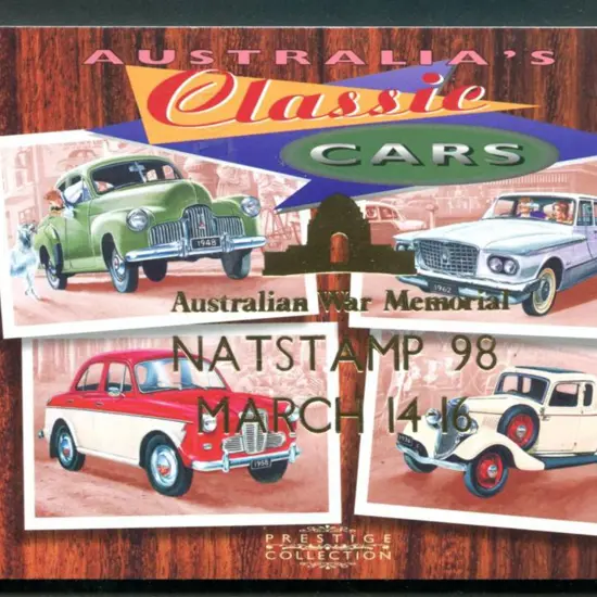 1998 Classic Cars Prestige Booklet ovptd ...
