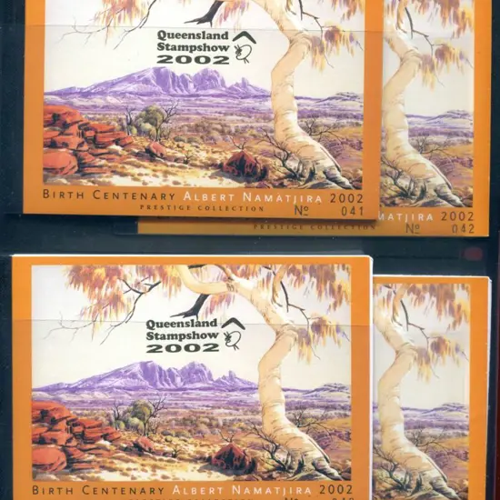 2002 $9.95 Namatjira Prestige ovptd "Queensland ...
