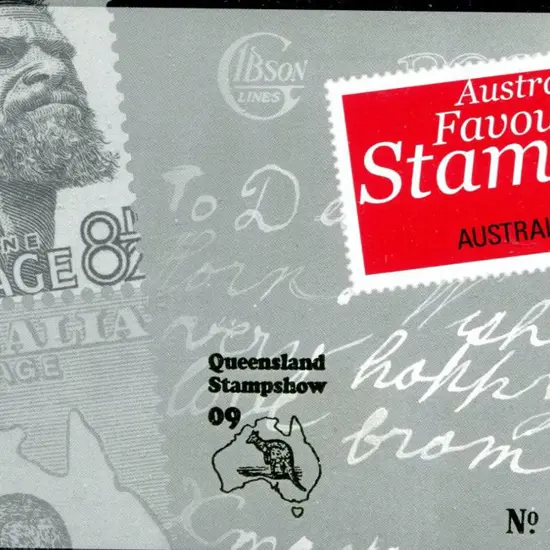 2009 $12.95 Favourite Stamps ovptd "Queensland ...