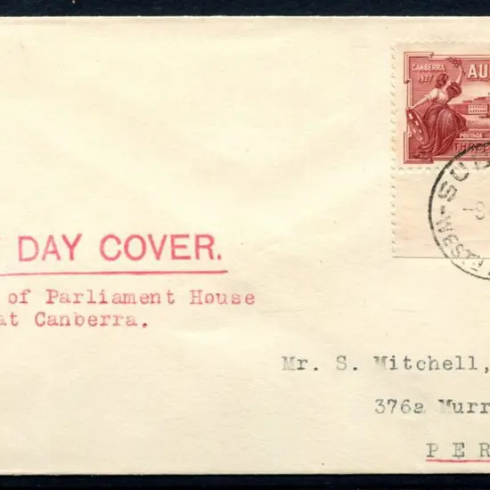 1927 (9th May) 1½d Parliament House as above but a ...