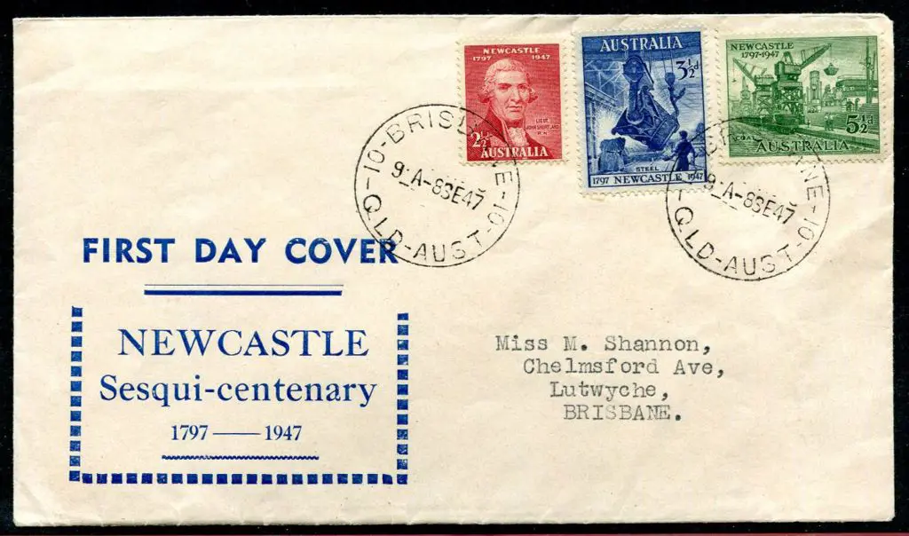 1947 (8th Sept) Newcastle set of 3 on "NEWCASTLE ... Image 1++