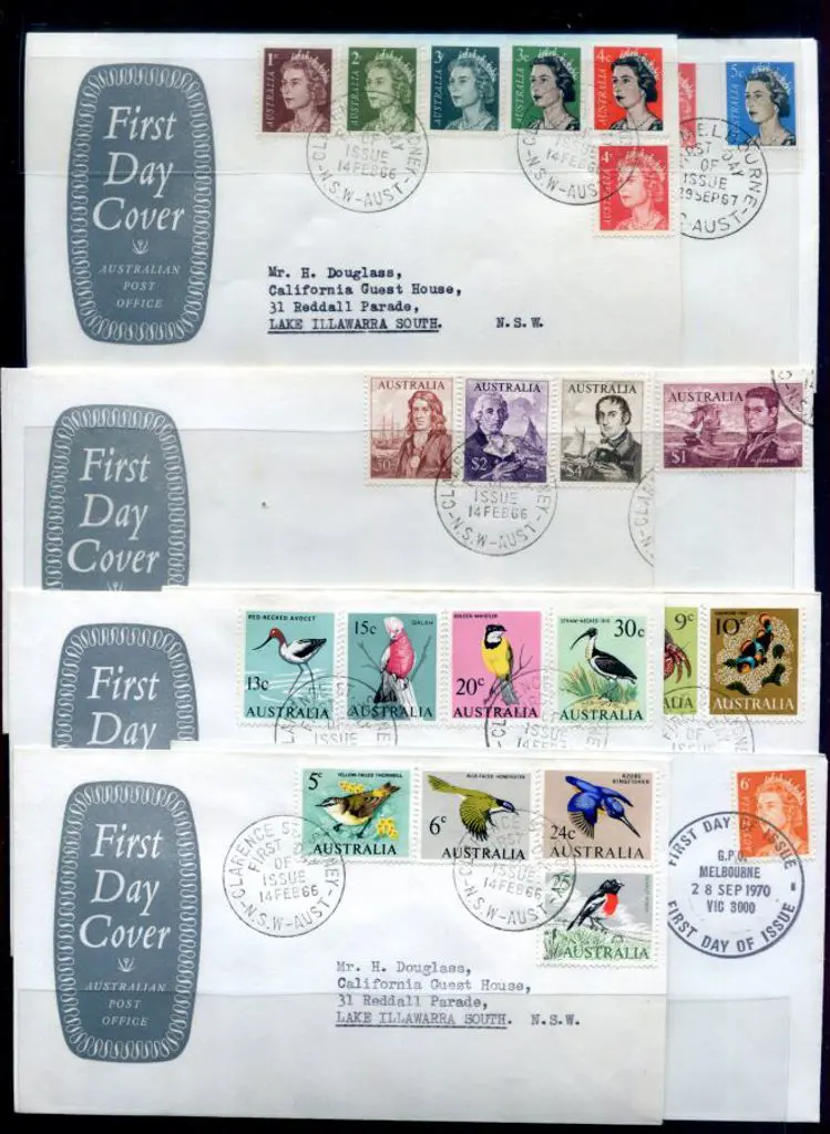1966 (14th Feb & 1967 29th Sept) 1c to $4 King ... Image 1++