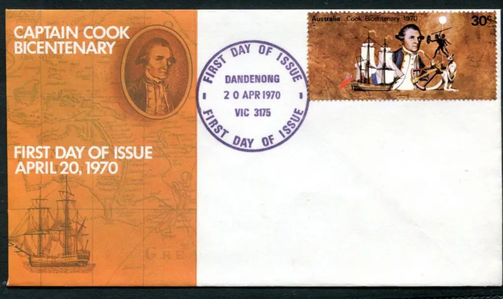 1970 (20th Apr) 30c Cook on small cover with neat ... Image 1++