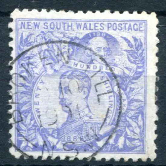 1890 20/- cobalt blue, perf. 11½x12. Fine used ...