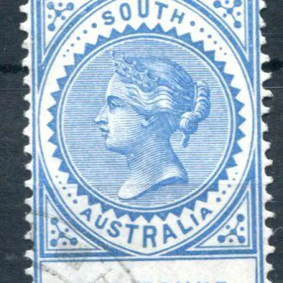 1886/96 £1 blue, perf. 11½x12½ "Postage & Revenue" ...