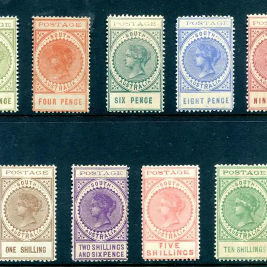 1902/04 "thin Postage" Long Toms simplified set ...