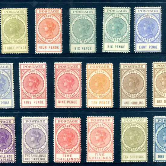 1904/11 & 1906/12 "thick Postage" set of both wmks ...