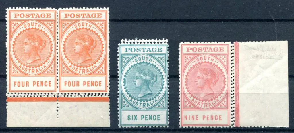 1906/12 4d orange-red with thick "POSTAGE" in ... Image 1++