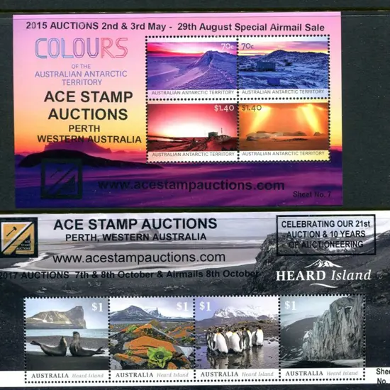 2015 Colours of the Antarctic Territory & 2017 ...