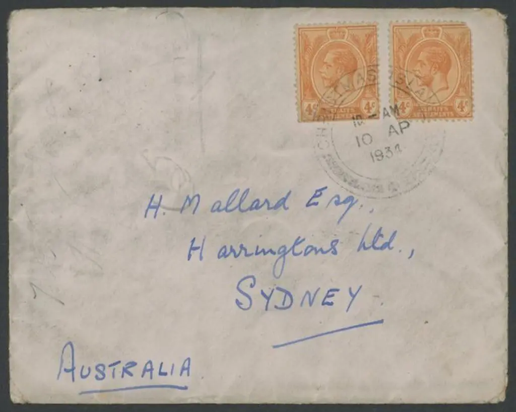 1934 (10th Apr) Sydney addressed commercial cover ... Image 1++
