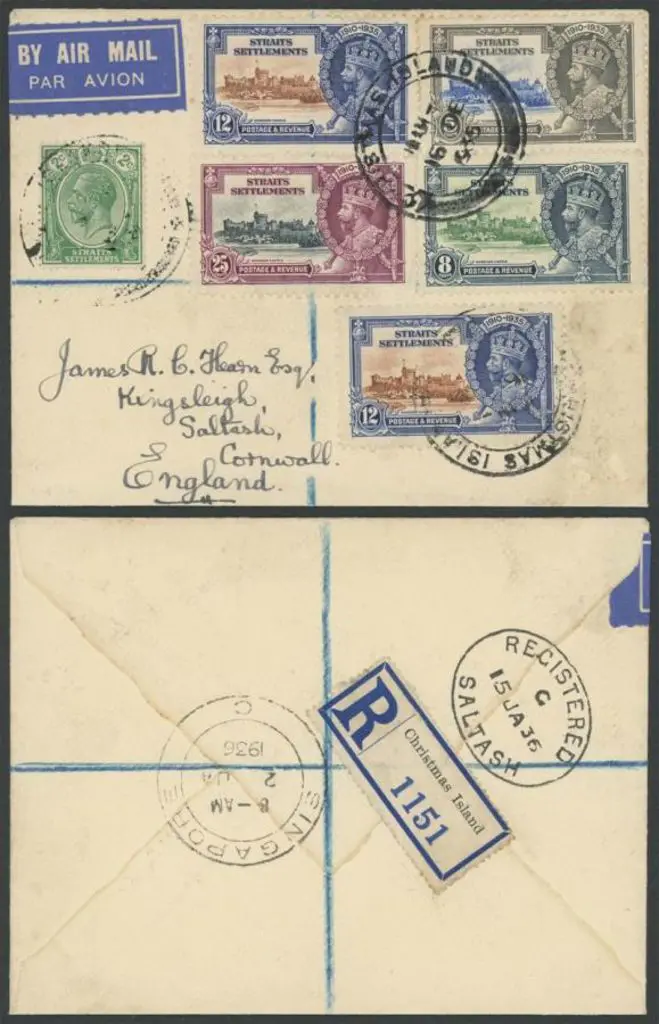 1935 (16th Dec) Airmail philatelic cover to ... Image 1++