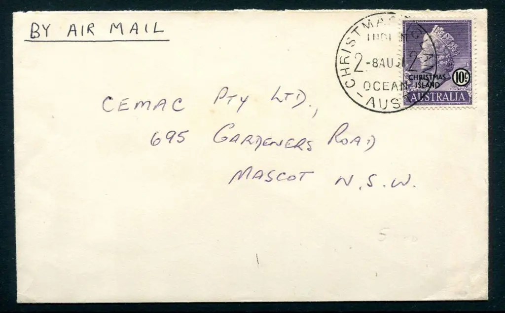 1961 (8th Aug ) "By Airmail" endorsed Mascot, NSW ... Image 1++