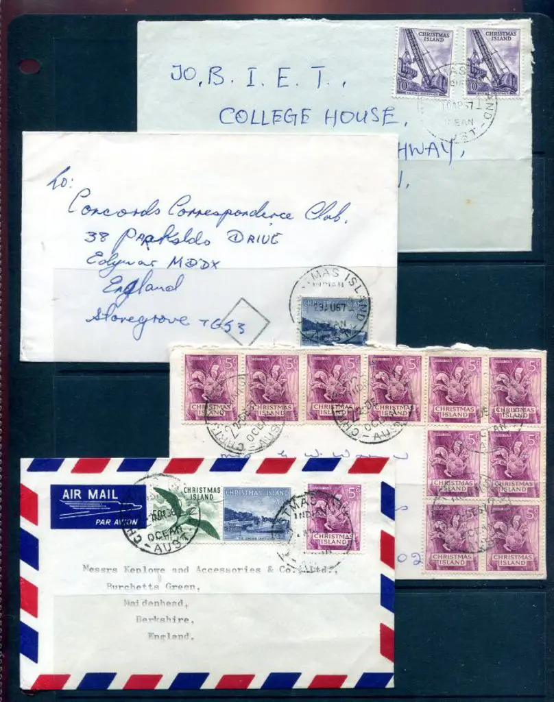 1966-1967 group of commercial covers franked with ... Image 1++