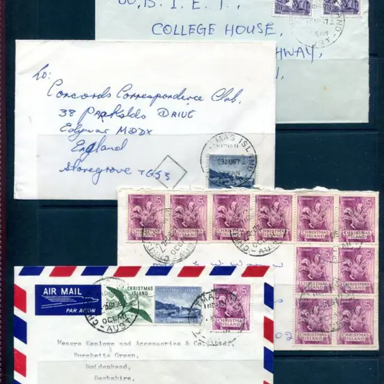 1966-1967 group of commercial covers franked with ...