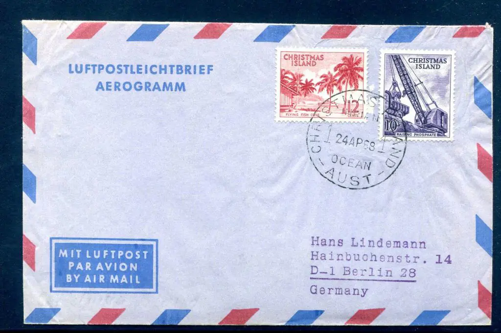 1968 (24th Apr) German formular aerogramme to ... Image 1++