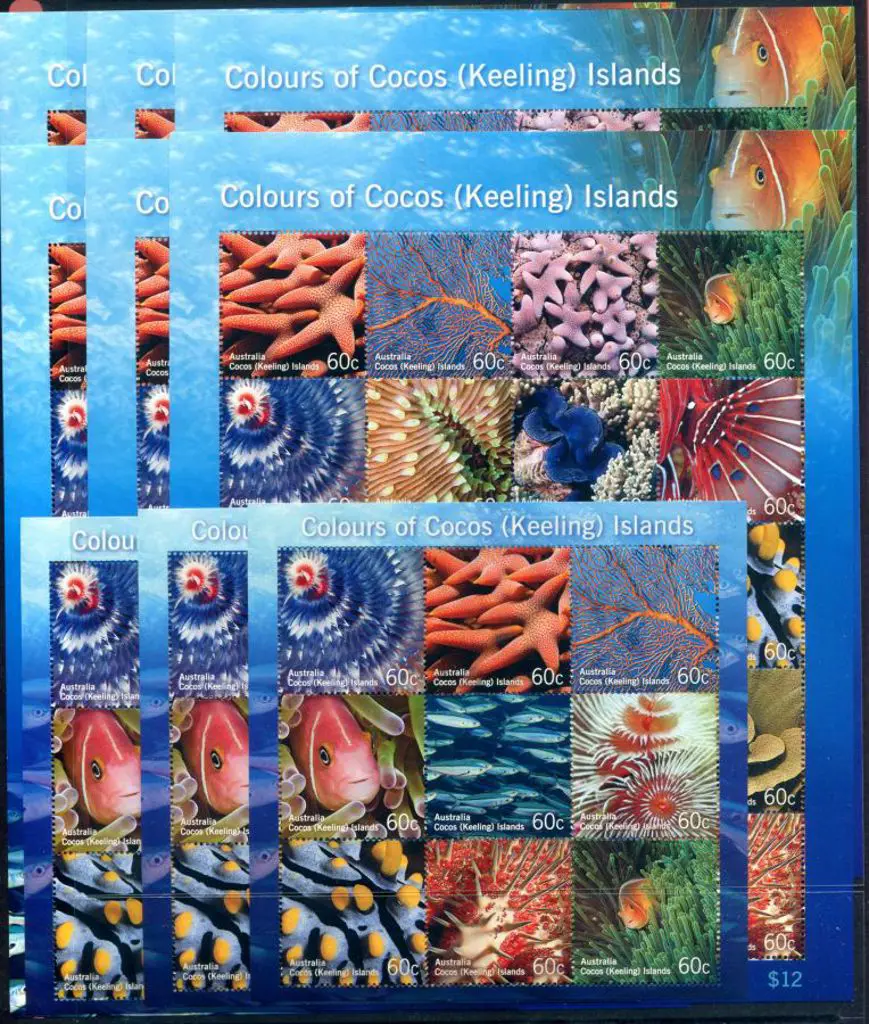2011 "Colours of Cocos" embellished M/S's x 2 that ... Image 1++