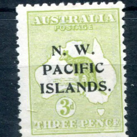 1915 3d olive, 3rd wmk with "white flaws under ...