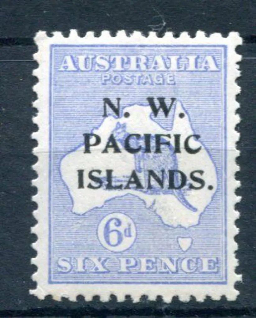 1915 6d ultramarine, 3rd wmk with "white flaw in ... Image 1++