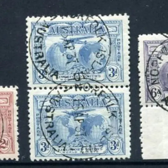 1931 Australia 2d, 3d & 6d Kingsford Smith in ...
