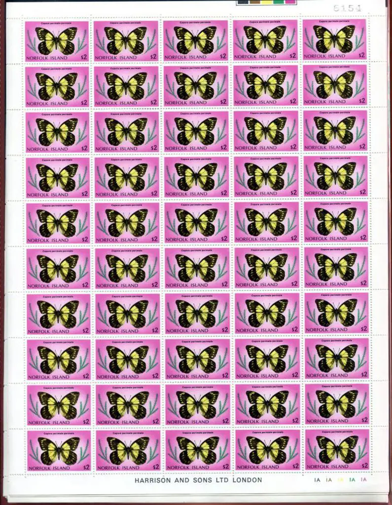 1976/77 Butterflies set of 17 to $2 in complete ... Image 1++