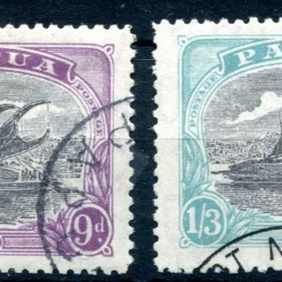 1932 9d & 1/3d Lakatois, CofA wmk with 9d fine ...