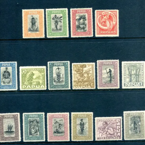 1932 Pictorials set of 16 to £1. Fresh MLH. SG ...