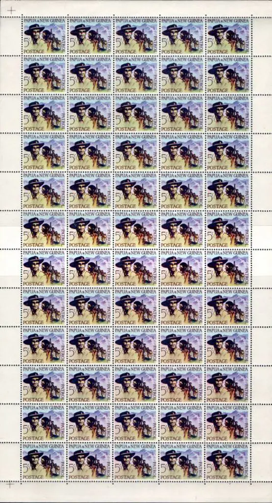 1962 5/- Patrol complete sheet of 60 from the ... Image 1++