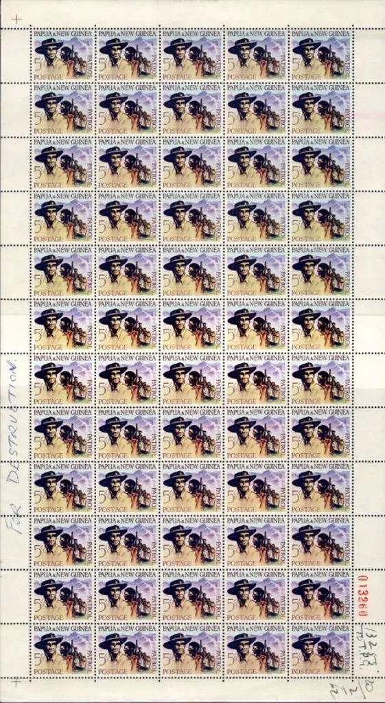 1962 5/- Patrol complete sheet of 60 from the ... Image 1++