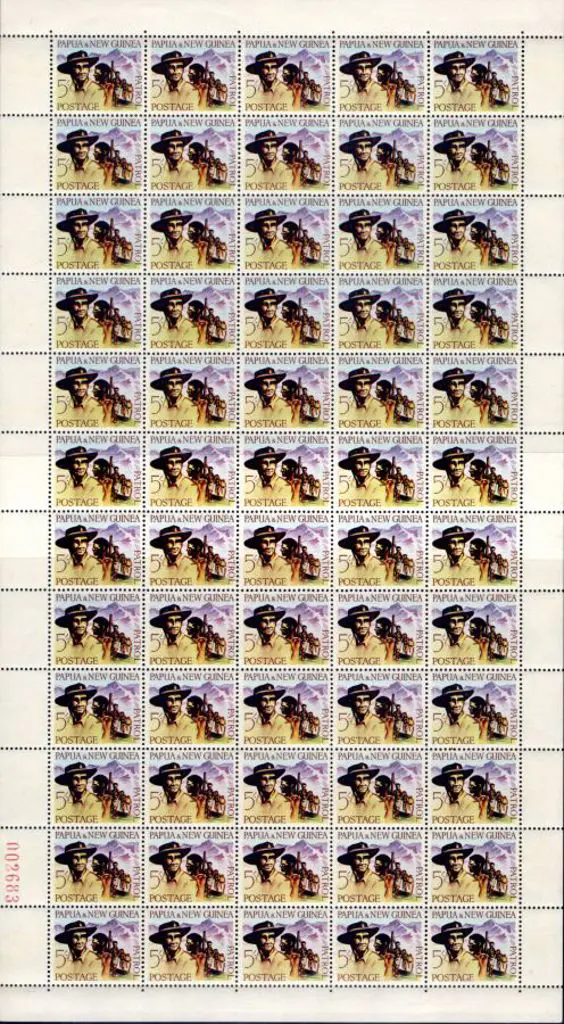1962 5/- Patrol complete sheet of 60 from the ... Image 1++