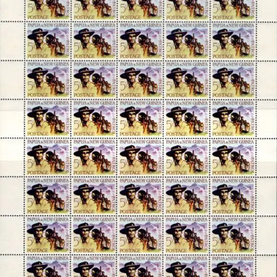1962 5/- Patrol complete sheet of 60 from the ...