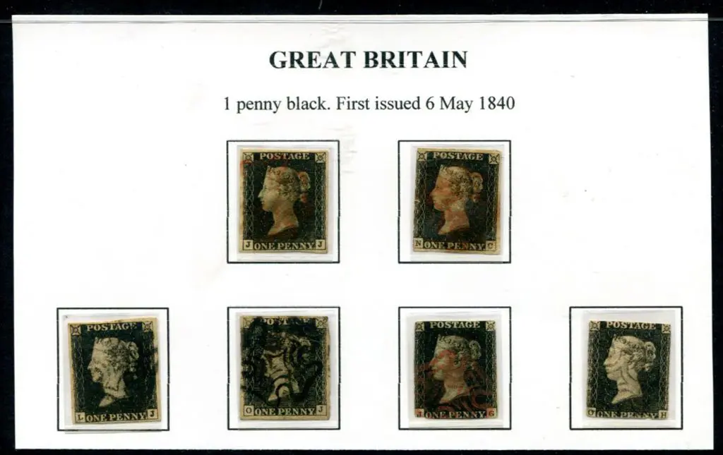 1840 1d blacks x 6 examples used with black or red ... Image 1++