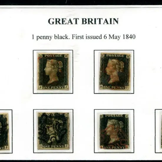 1840 1d blacks x 6 examples used with black or red ...