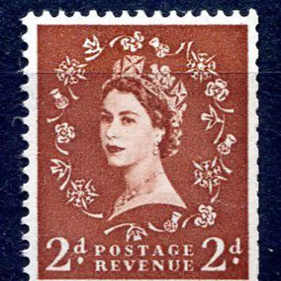 1958/65 2d QEII light red-brown Wilding from ...