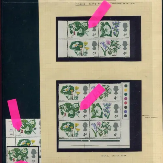 1967 Wildflowers group with 4d "Hawthorn & ...