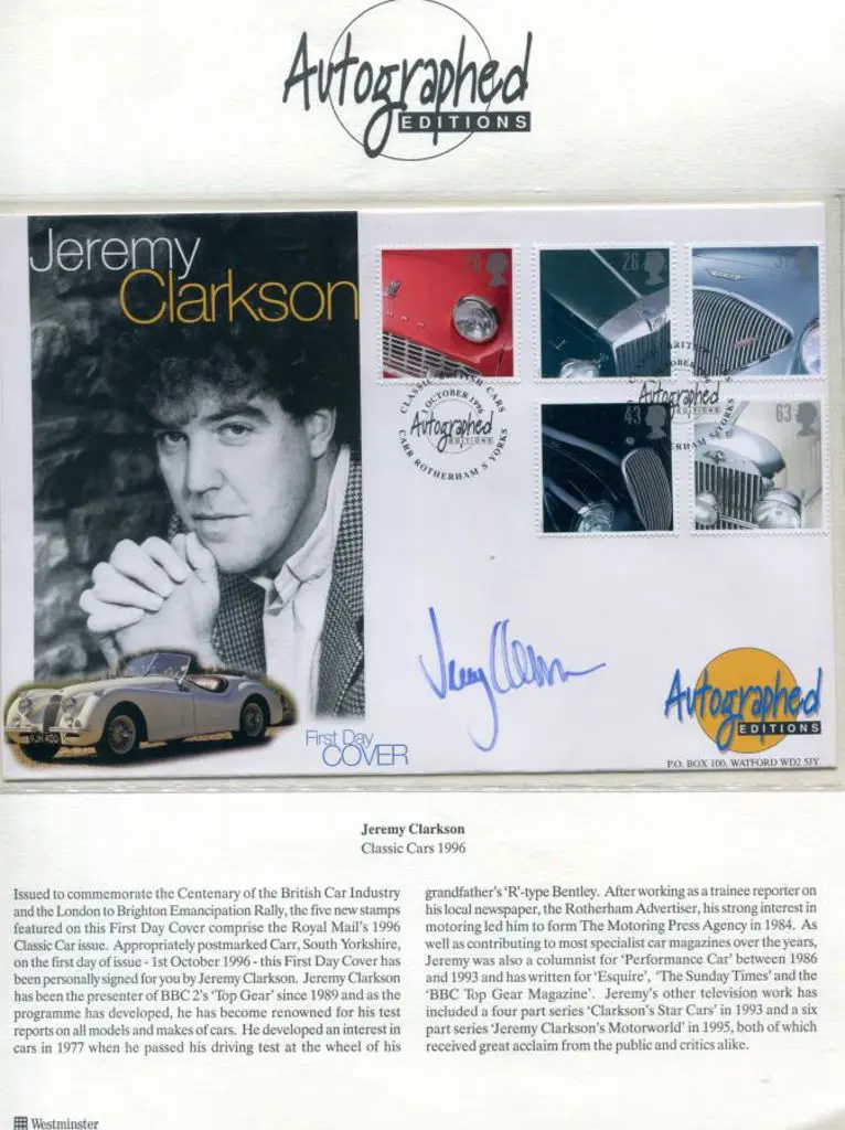 1996-1997 "Autographed Edition" FDC's with commem ... Image 1++
